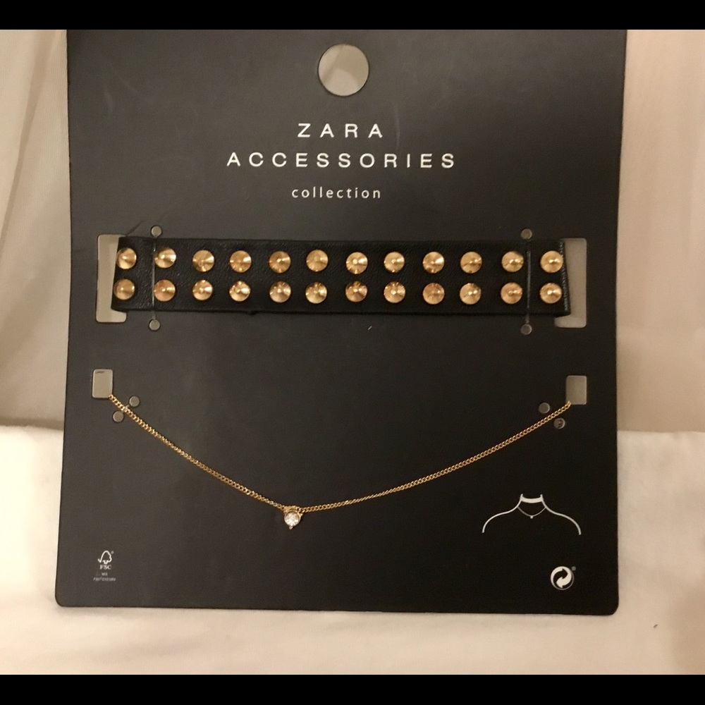 Zara accessories necklaces 2 pieces. - Picture 1 of 3